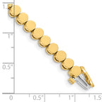 14k Holds 39 Stones up to 3mm Round Add-a-Diamond 7 inch Bracelet