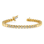 14k Holds 39 Stones up to 3mm Round Add-a-Diamond 7 inch Bracelet