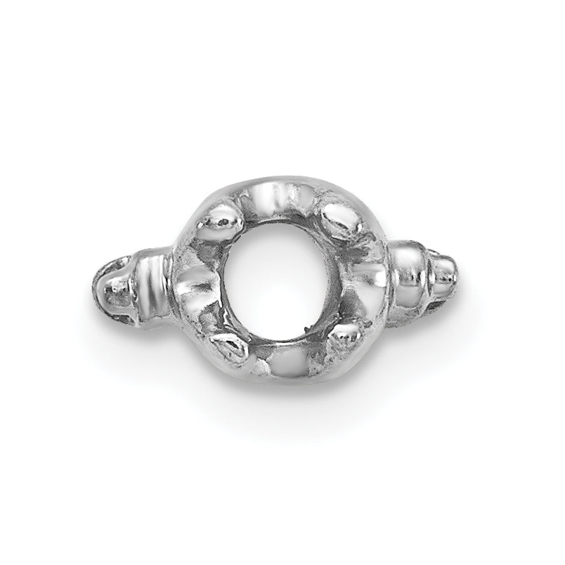 14k White Gold Head Holds up to 2.75mm for X864 Add-a-Diamond Bracelet Main image