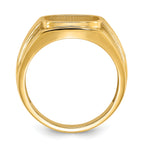 14k Men's Onyx Ring Mounting (No Stone Included)