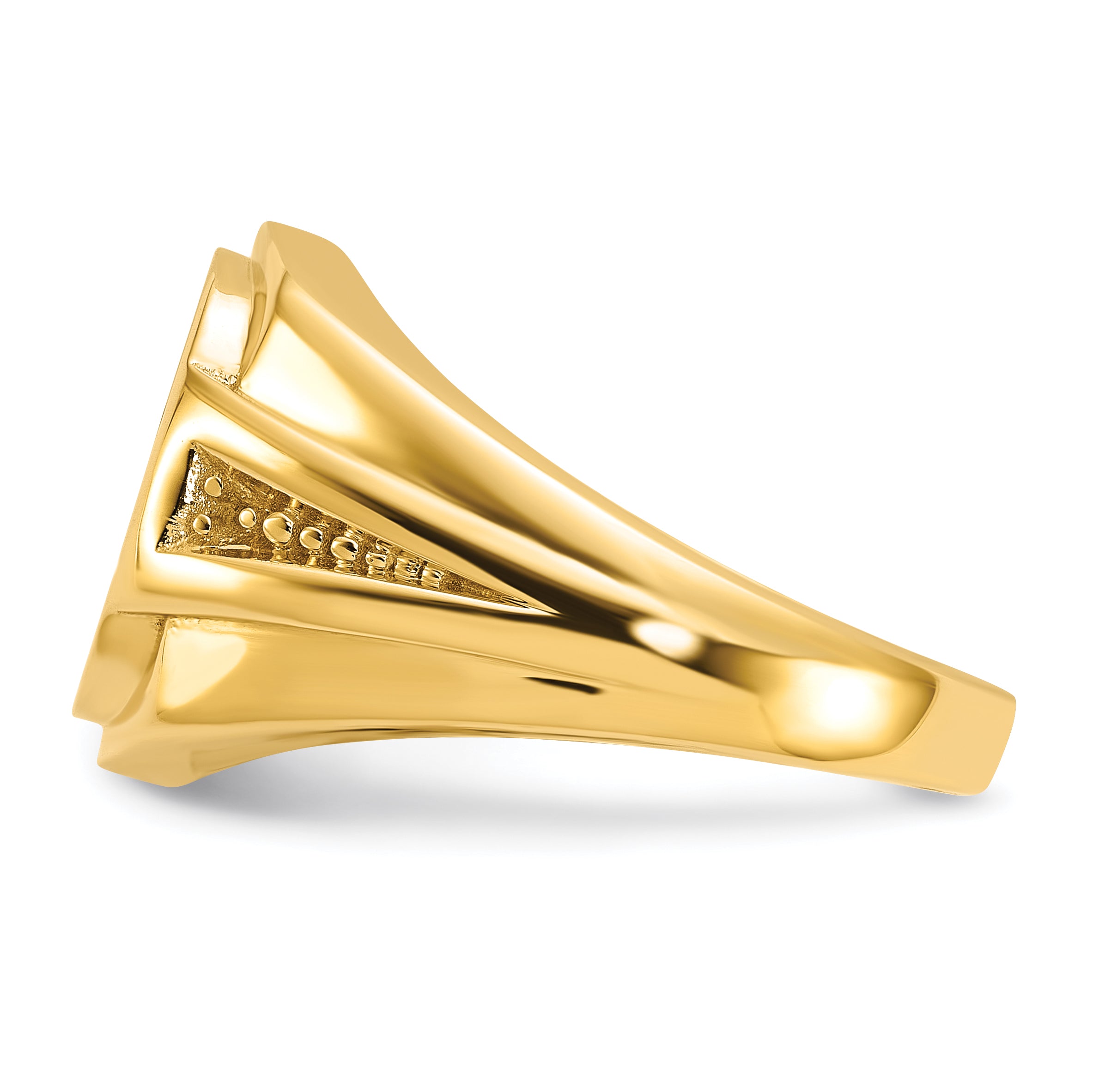 14k Men's Onyx Ring Mounting (No Stone Included)