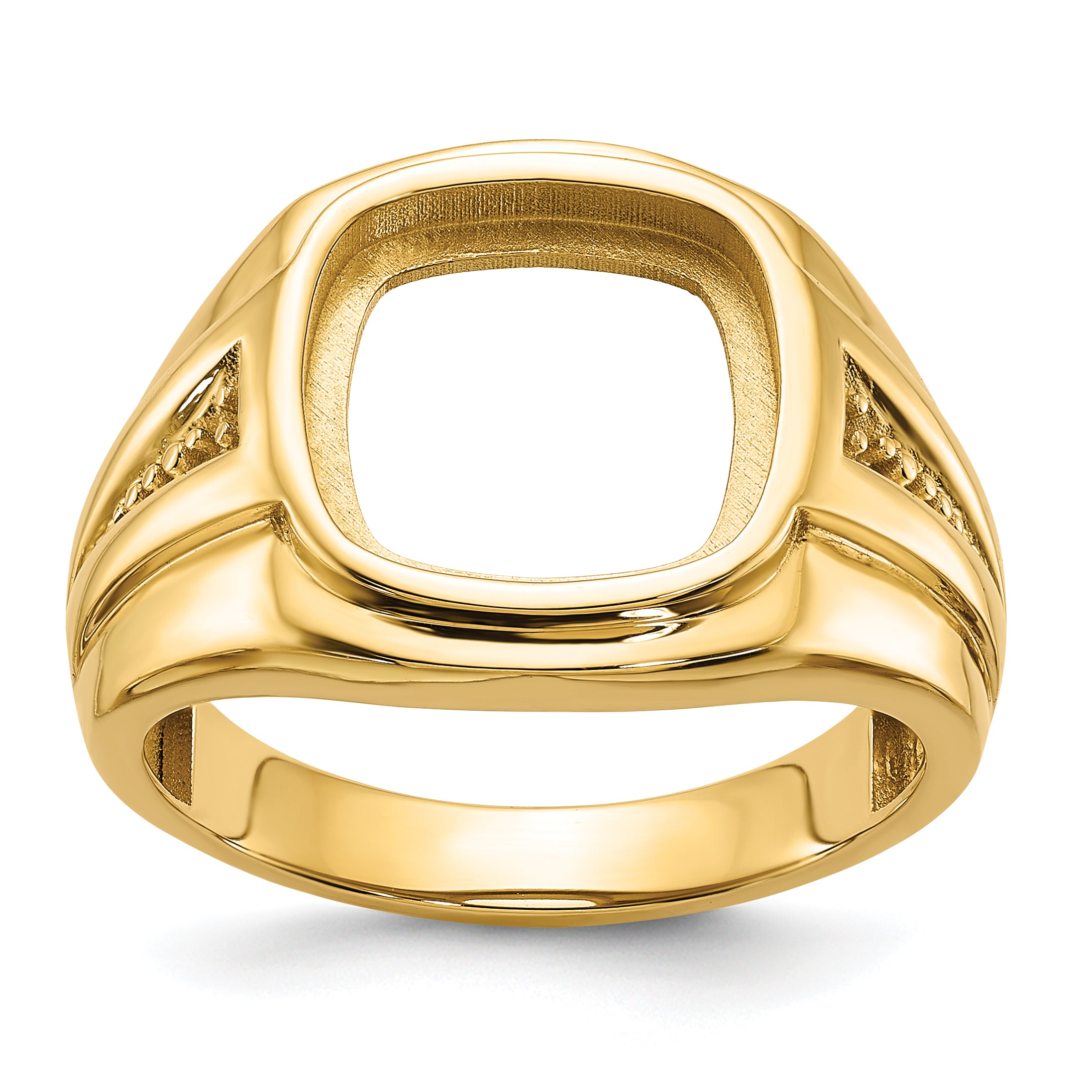 14k Men's Onyx Ring Mounting (No Stone Included) Main image