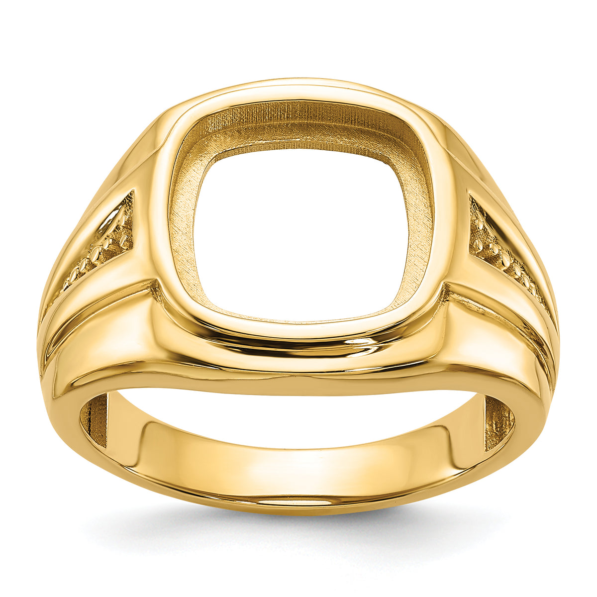 14k Men's Onyx Ring Mounting (No Stone Included)