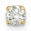 14k Single Stud Diamond Earring