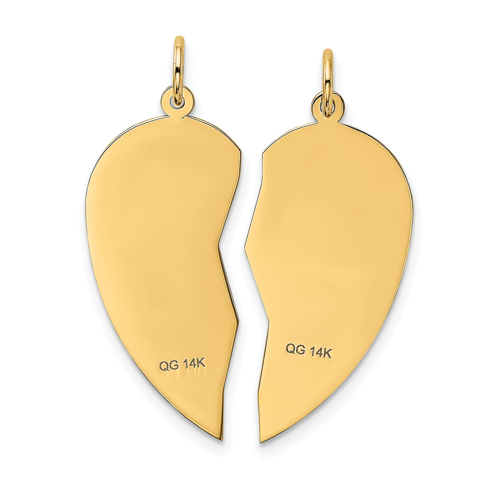 14k 2-Piece I LOVE YOU Charm