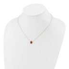 14K Polished Red and Black Enameled Ladybug 17 inch Necklace Plus 1 inch Extender