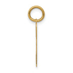 Hearts Key Charm in 14K Yellow Gold, 20mm - Sophia Jewelers