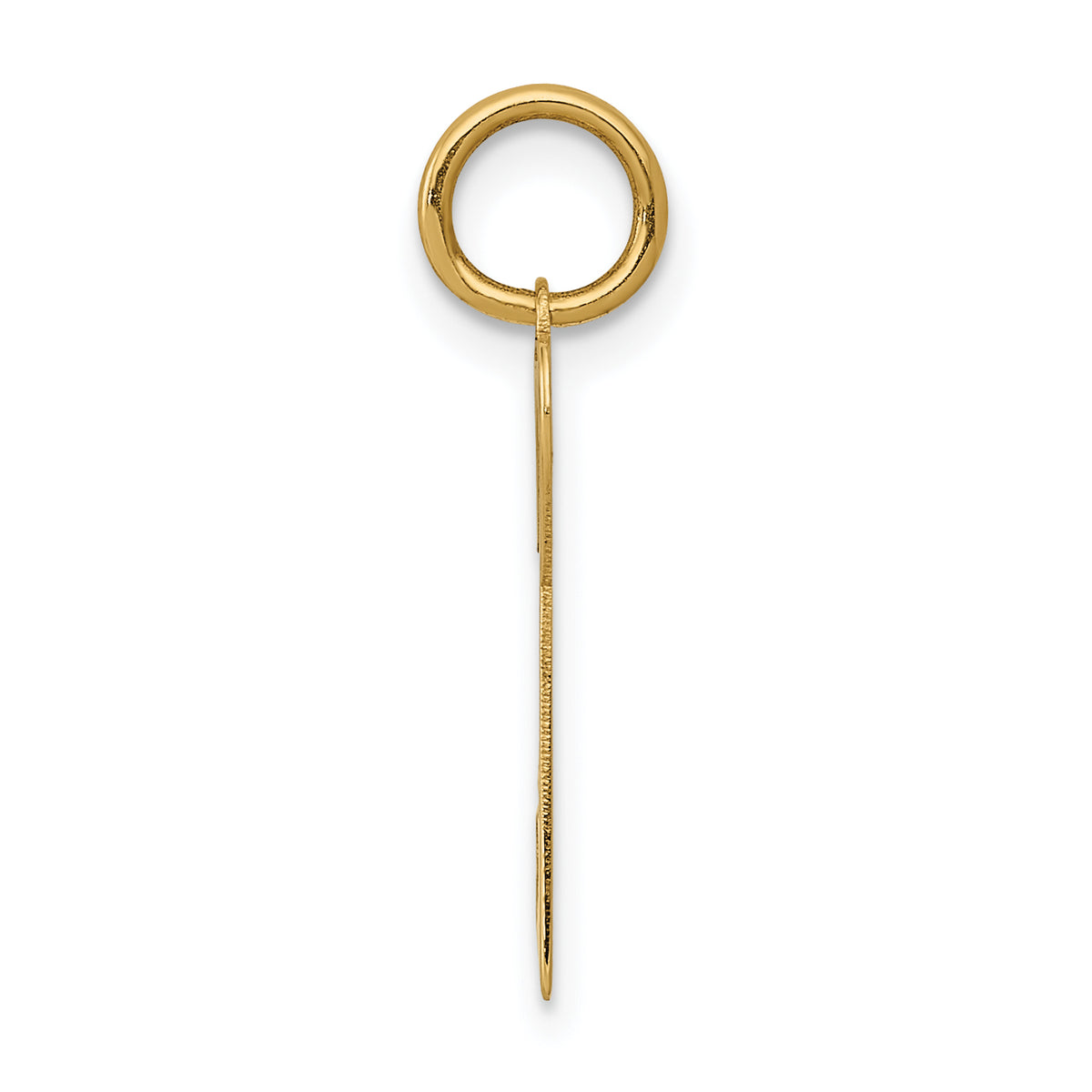 Hearts Key Charm in 14K Yellow Gold, 20mm - Sophia Jewelers