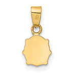 14K Polished Red/Black Enamel Ladybug Pendant