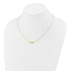 14k w/ 4, 4mm Bead Necklace