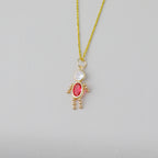 14K .8mm Diamond-Cut Cable with Lobster Clasp Chain