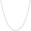 14k White Gold Coffee Brown Diamond Briolette Necklace