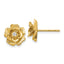 14k 1/15 carat Lab Grown Diamond VS/SI+ G+ Flower Post Earrings