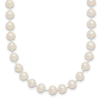 14k 5-6mm White Semi-Round Freshwater Cultured Pearl 5 inch Bracelet