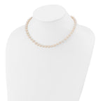 14k 6-7mm White Semi-Round Freshwater Cultured Pearl 14 inch Necklace