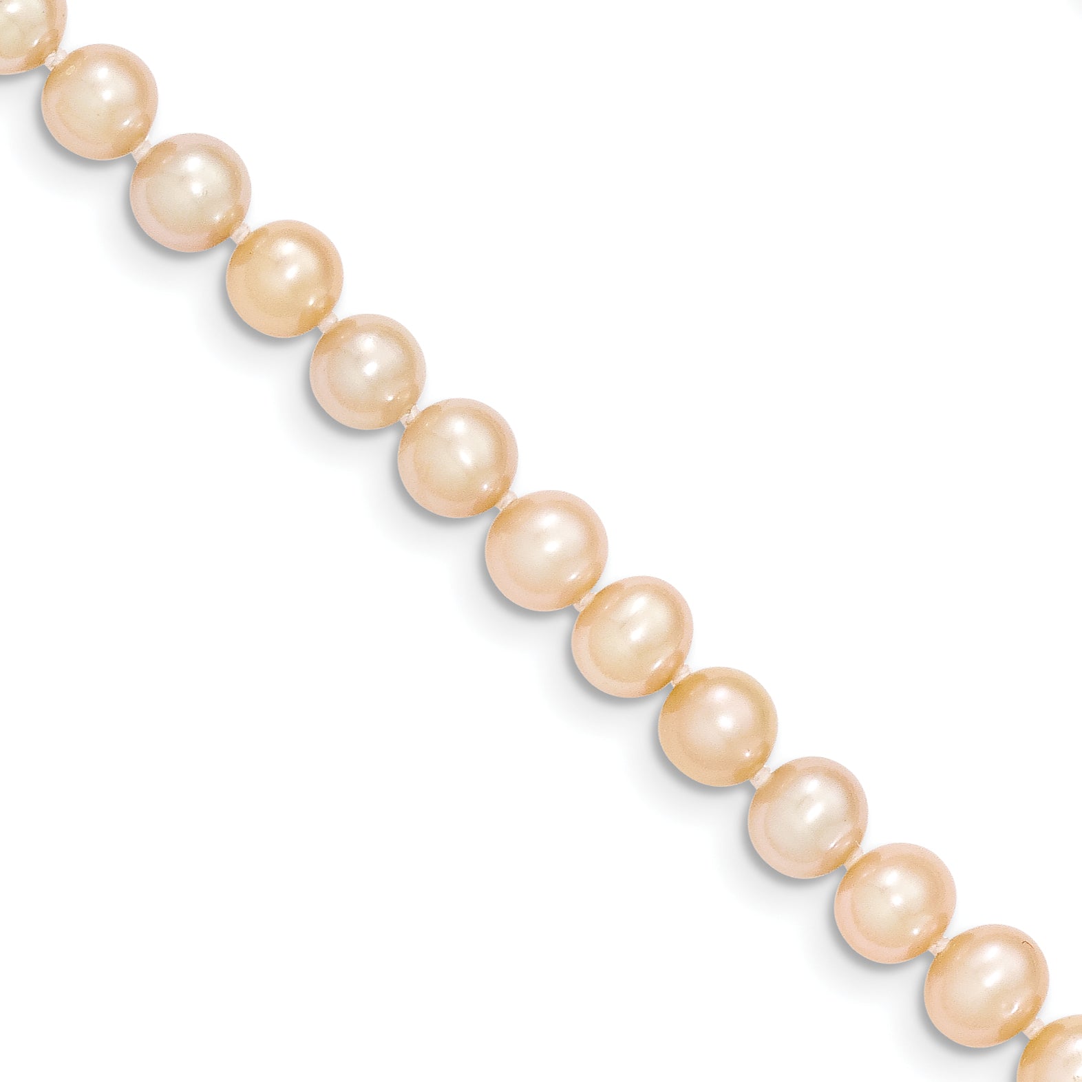 14k 5-6mm Pink Near Round Freshwater Cultured Pearl Bracelet Main image