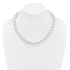 14k Polished 10-11mm Near-Round White Freshwater Cultured Pearl 18 inch Necklace