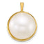 14k Polished 14-15mm Saltwater Cultured Mabe Pearl Pendant