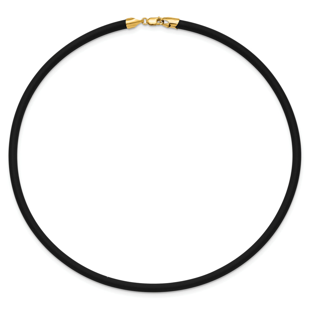 14K Yellow Gold Cord Chain Necklace 4mm