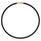 14K Yellow Gold Cord Chain Necklace 4mm