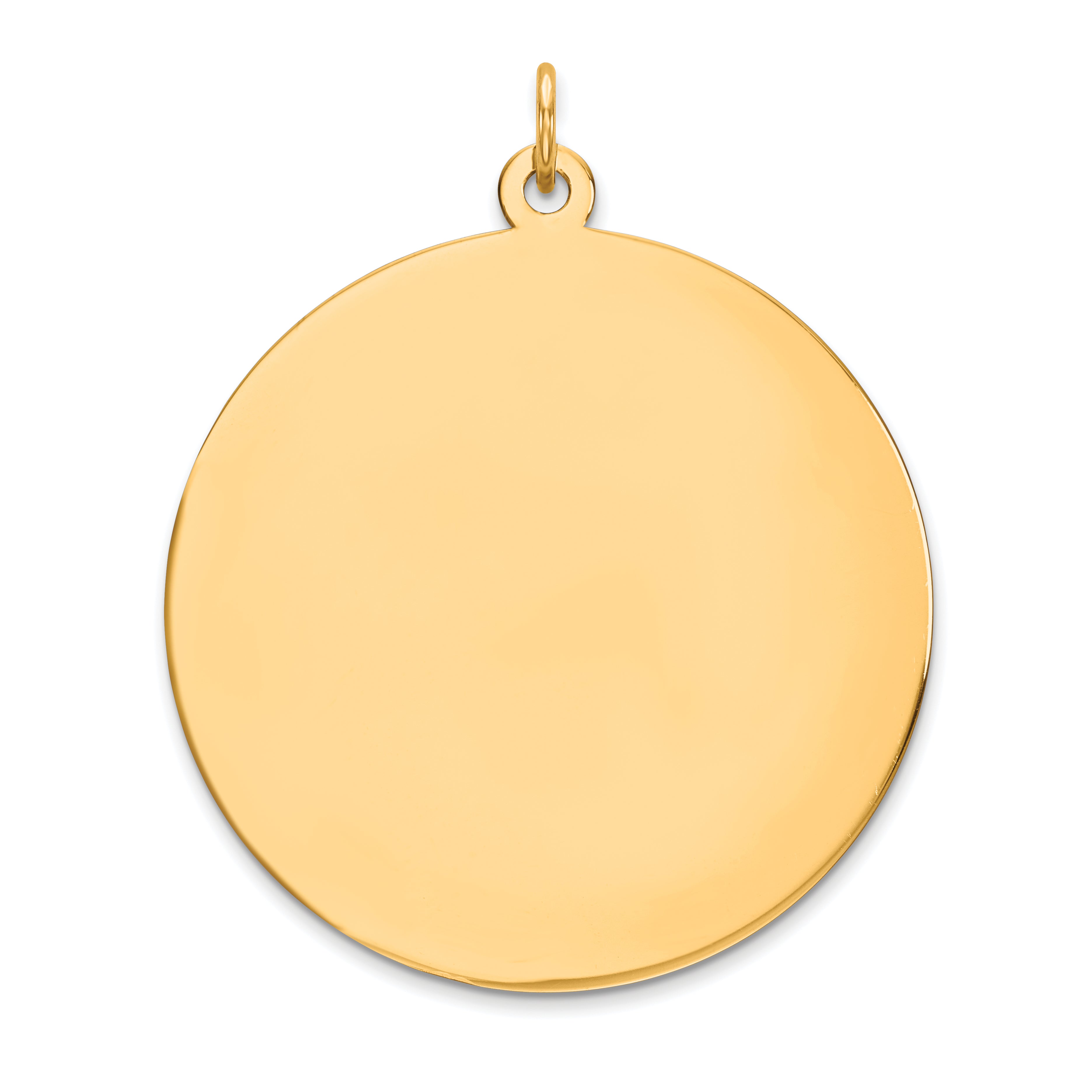 14K Round Disc Charm Secondary image