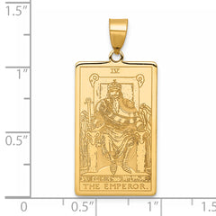 14ky The Emperor Tarot Card Pendant