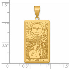 14ky The Sun Tarot Card Pendant