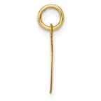 14K Round Disc Charm