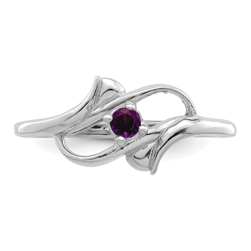 Sterling Silver Rhodium-plated Family Jewelry Mounting (No Stone Included)