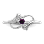 Sterling Silver Rhodium-plated Family Jewelry Mounting (No Stone Included)