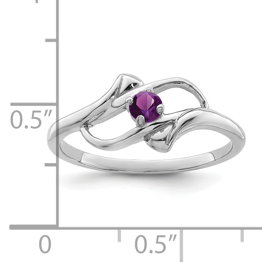 Sterling Silver Rhodium-plated Family Jewelry Mounting (No Stone Included)