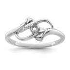 Sterling Silver Rhodium-plated Family Jewelry Mounting (No Stone Included)