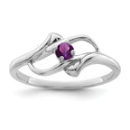 Sterling Silver Rhodium-plated Family Jewelry Mounting (No Stone Included)