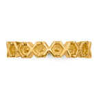 14k Polished 6-Stone Mothers Ring Mounting (No Stone Included)