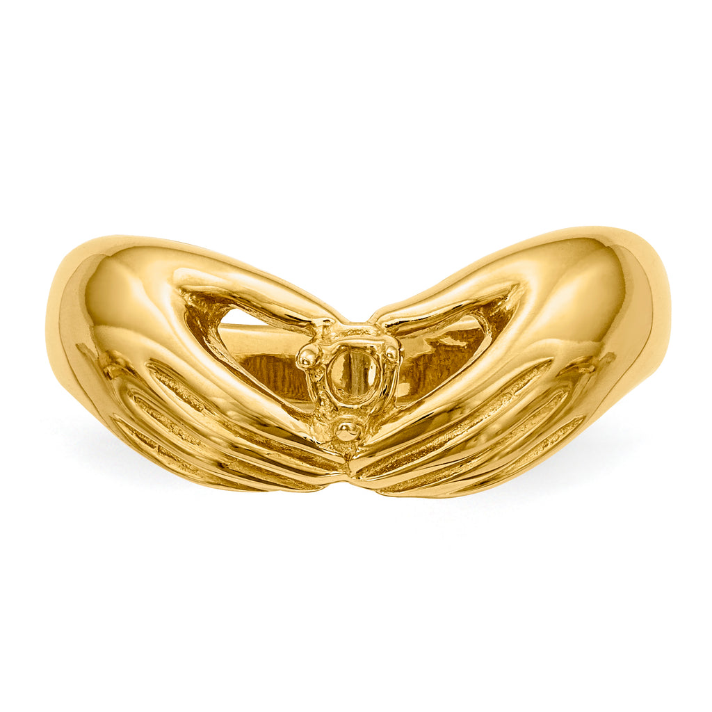14k 1 Stone Family Ring Mounting (No Stone Included)