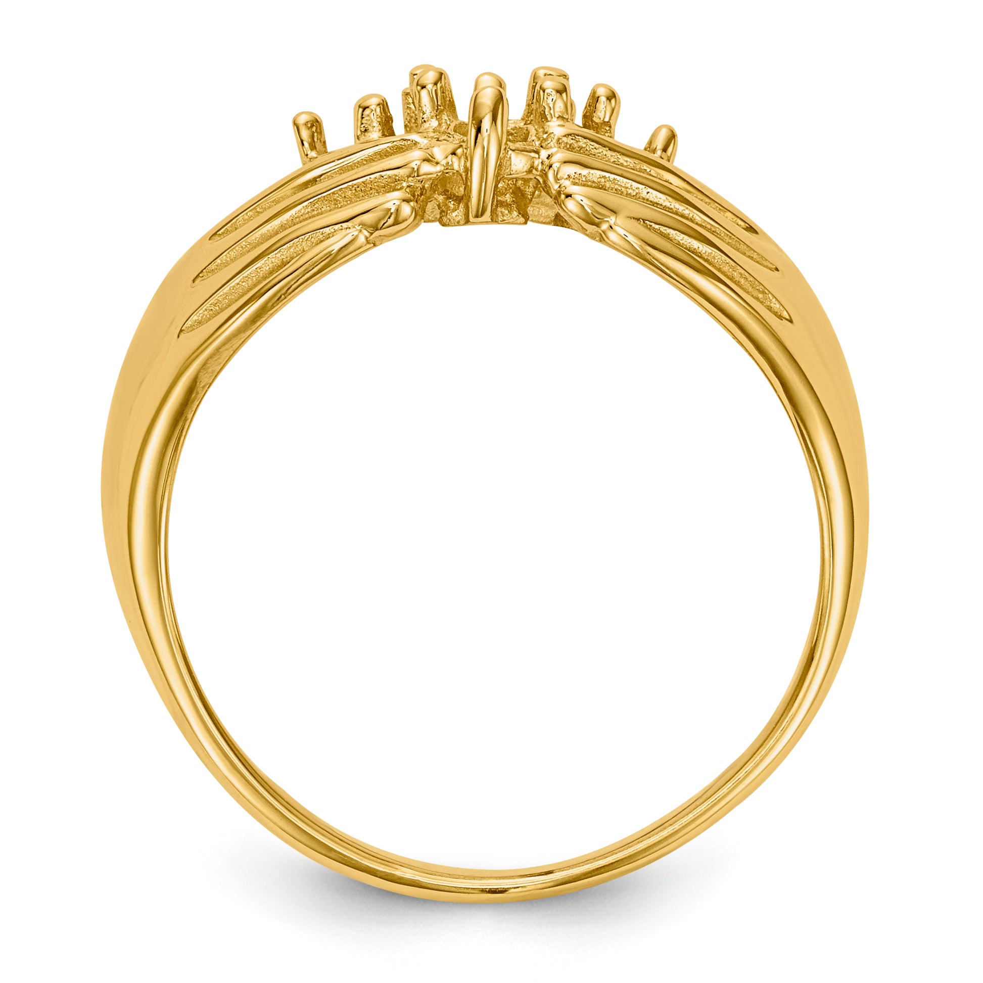 14k 4 Stone Family Ring Mounting (No Stone Included)