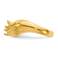 14k 4 Stone Family Ring Mounting (No Stone Included)