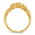 14k 6 Stone Family Ring Mounting (No Stone Included)
