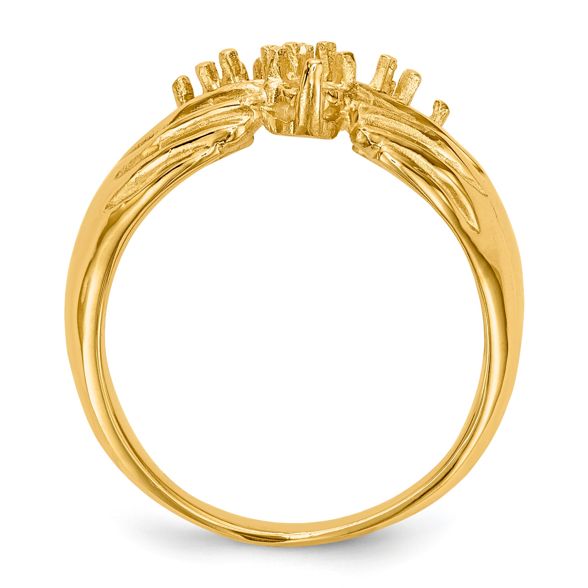 14k 6 Stone Family Ring Mounting (No Stone Included)
