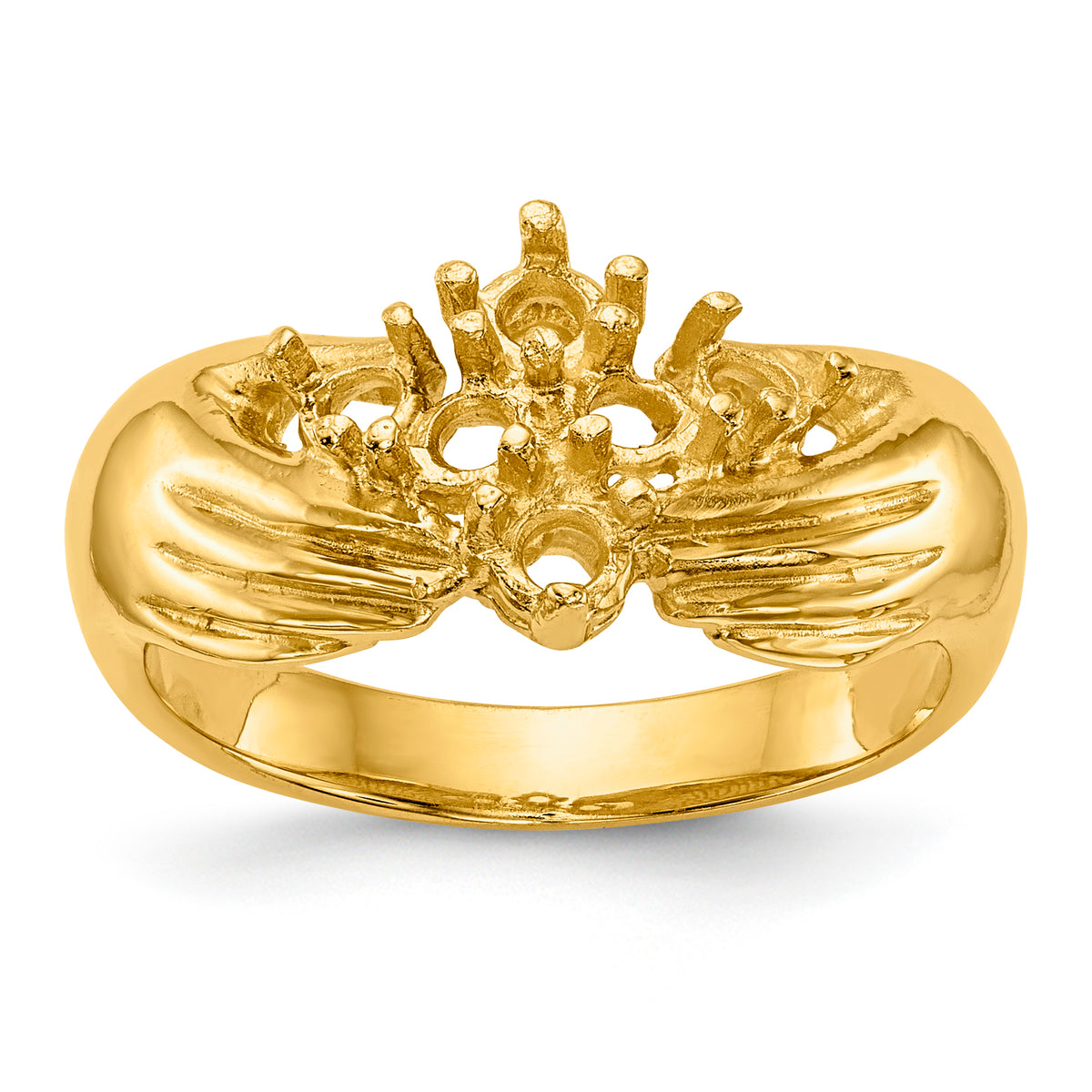 14k 6 Stone Family Ring Mounting (No Stone Included)