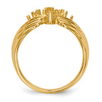 14k 7 Stone Family Ring Mounting (No Stone Included)