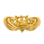 14k 7 Stone Family Ring Mounting (No Stone Included)