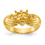 14k 7 Stone Family Ring Mounting (No Stone Included)