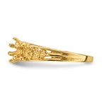 14k 2 Stone Family Ring Mounting (No Stone Included)