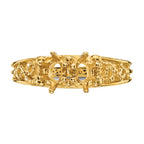 14k 2 Stone Family Ring Mounting (No Stone Included)