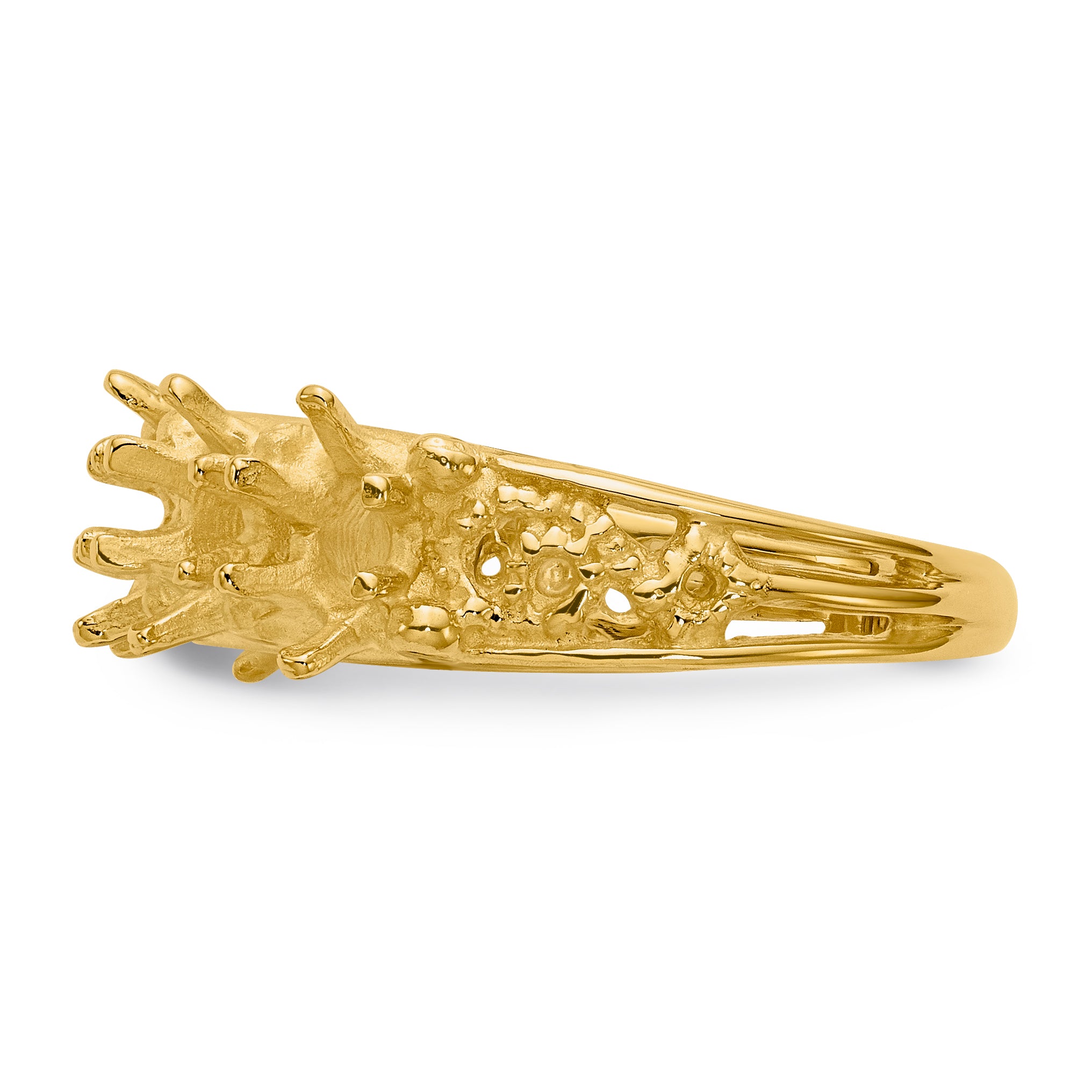 14k 5 Stone Family Ring Mounting (No Stone Included)