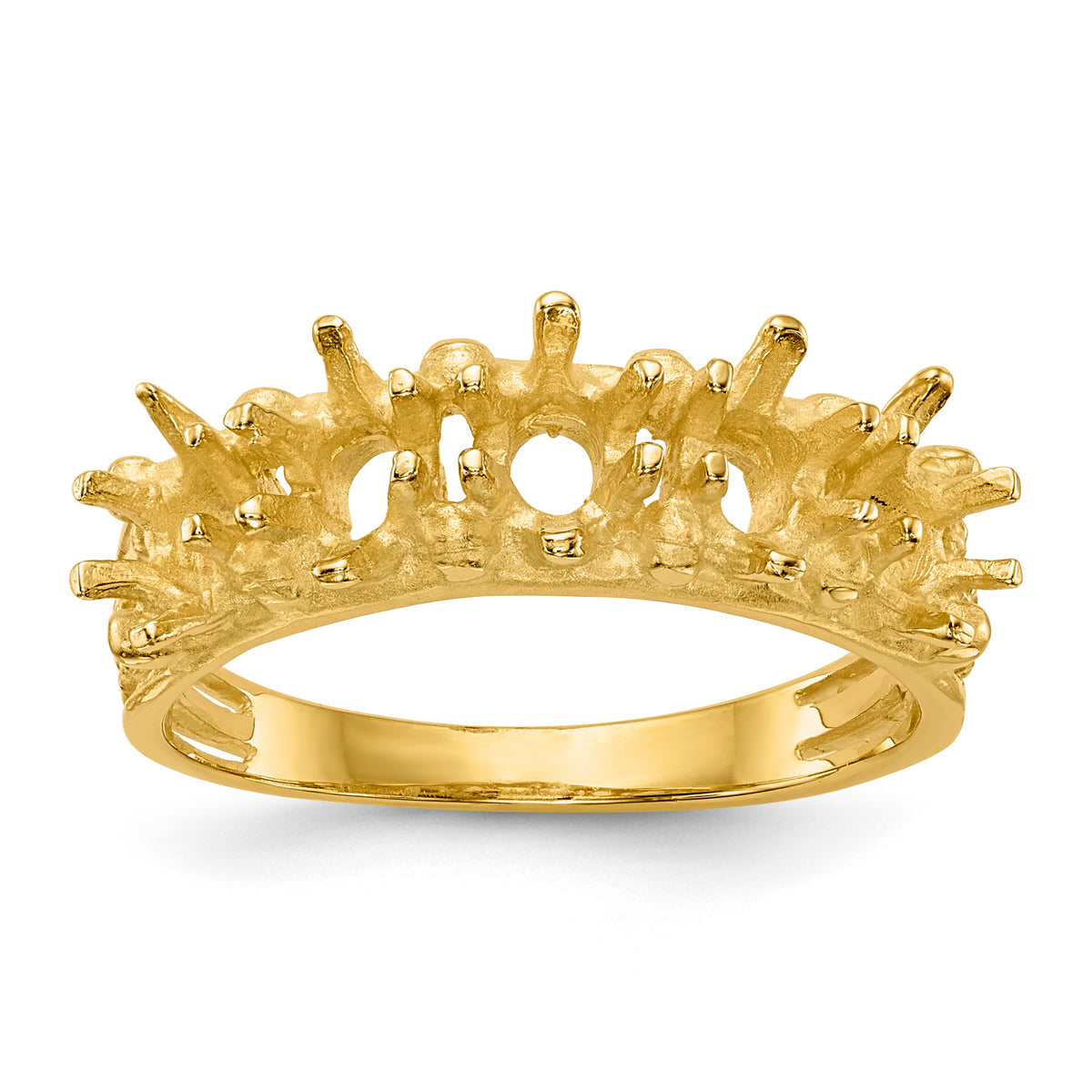 14k 5 Stone Family Ring Mounting (No Stone Included)