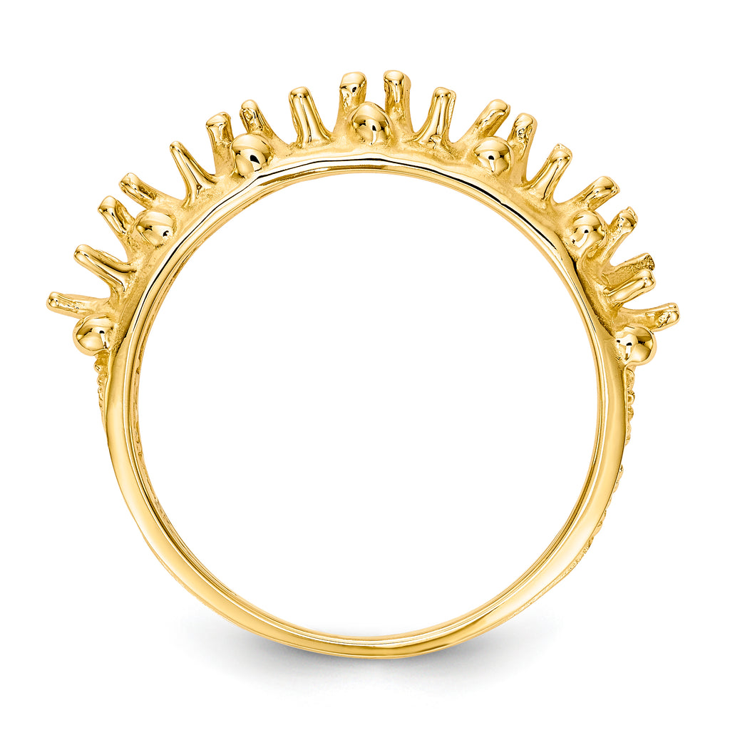 14k 6 Stone Family Ring Mounting (No Stone Included)