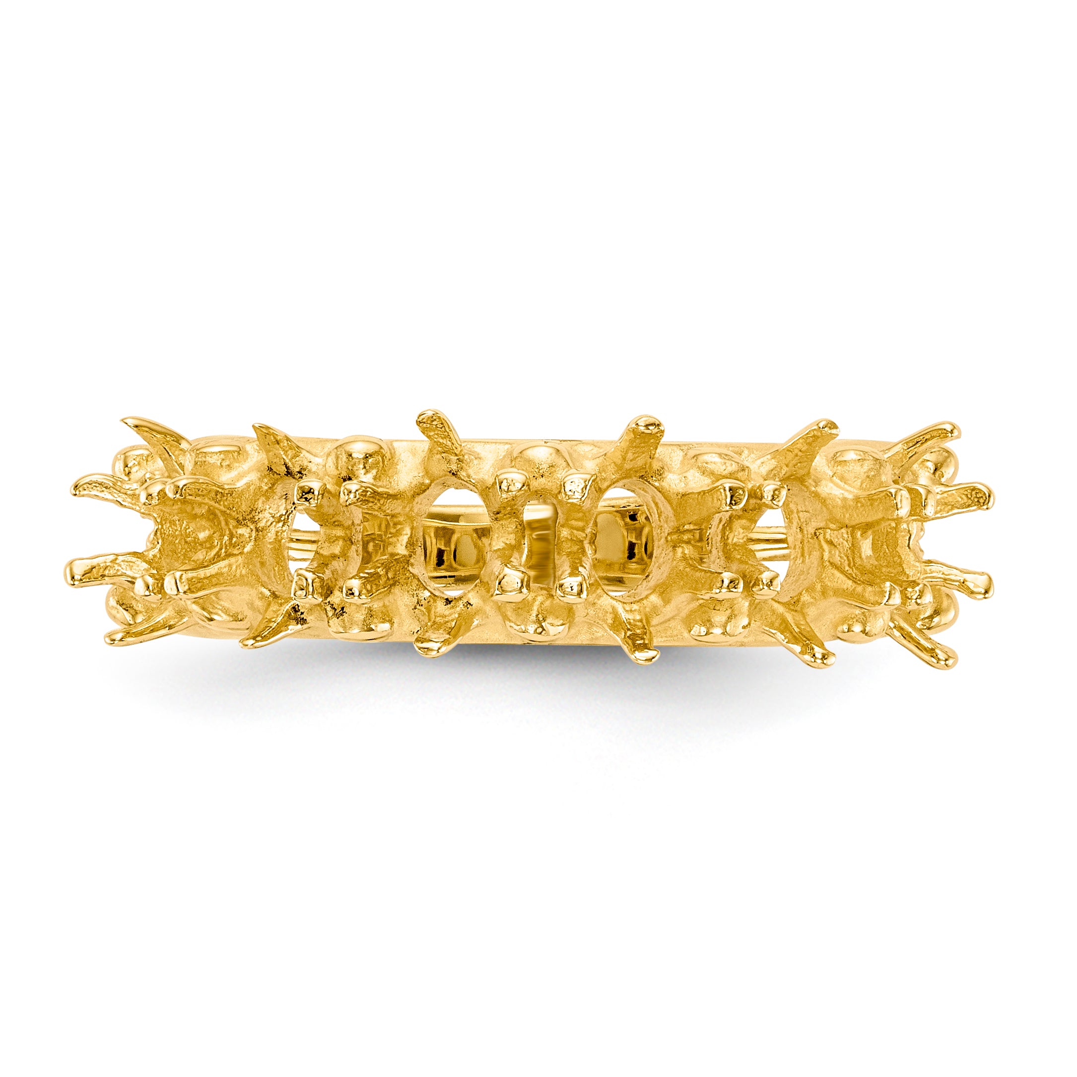 14k 6 Stone Family Ring Mounting (No Stone Included)