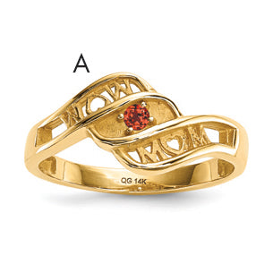14k Genuine family jewelry ring